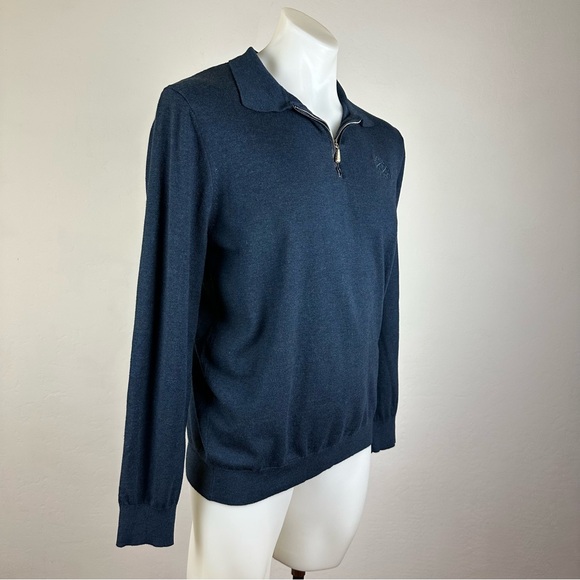 Johnny Manglani Cashmere Quarter-Zip Sweater - Picture 8 of 10